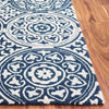 Safavieh Metro MET377M Blue / Ivory Area Rug Detail