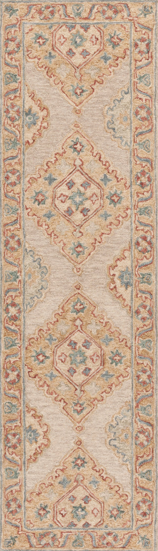 Safavieh Metro MET378B Beige / Rust Area Rug Runner