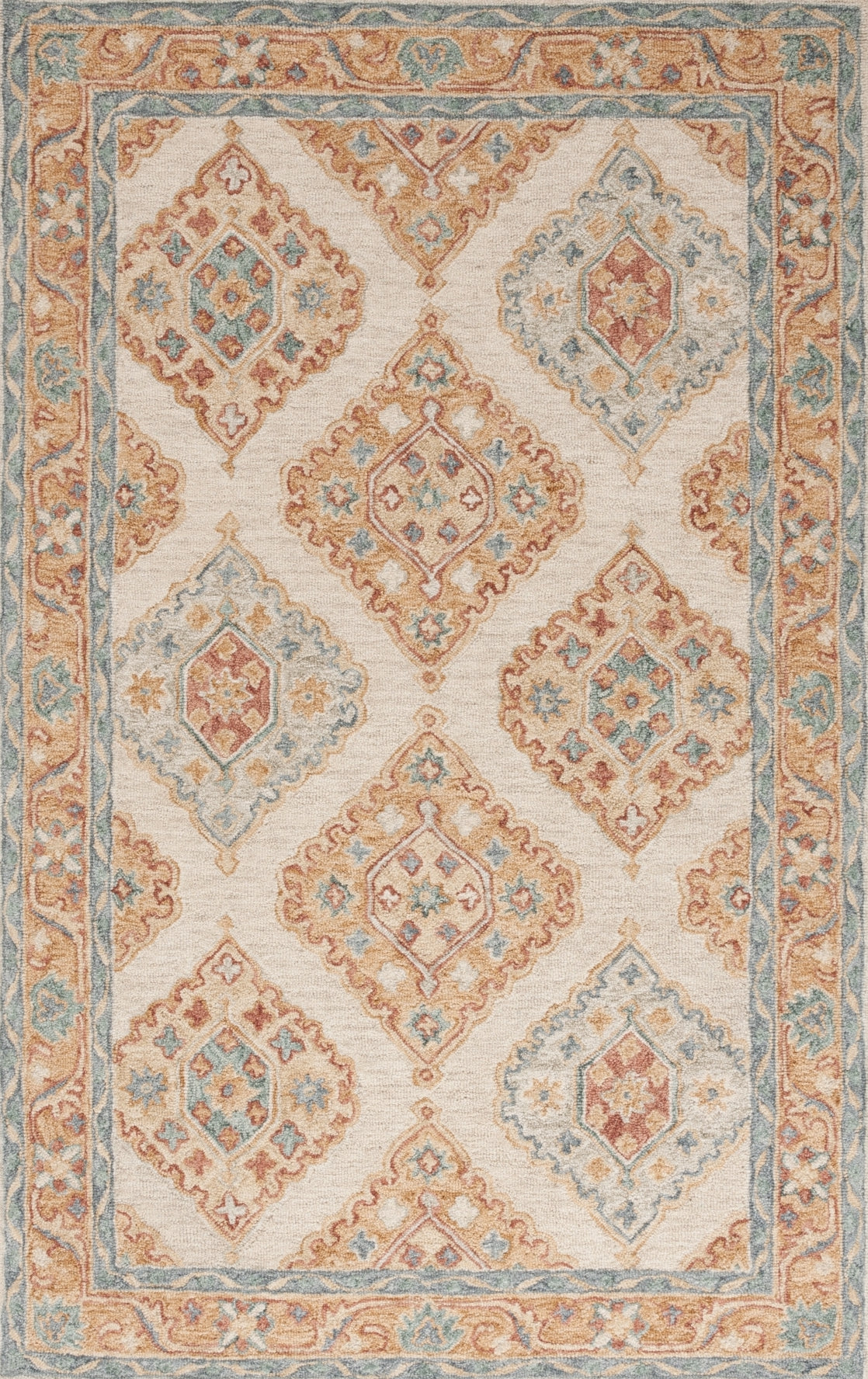 Safavieh Metro MET378B Beige / Rust Area Rug main image