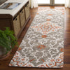 Safavieh Metro MET379F Grey / Rust Area Rug Room Scene