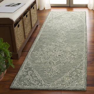 Safavieh Metro MET381Y Green / Ivory Area Rug Room Scene