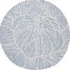 Safavieh Metro MET451M Blue / Ivory Area Rug Round