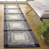 Safavieh Metro MET471H Charcoal / Ivory Area Rug Room Scene Feature