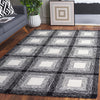 Safavieh Metro MET471H Charcoal / Ivory Area Rug Room Scene
