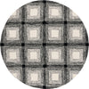 Safavieh Metro MET471H Charcoal / Ivory Area Rug Round