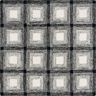Safavieh Metro MET471H Charcoal / Ivory Area Rug Square