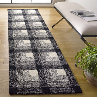 Safavieh Metro MET472H Charcoal / Ivory Area Rug Room Scene Feature