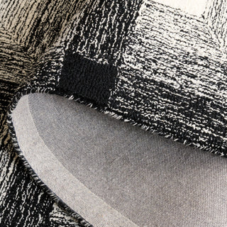 Safavieh Metro MET472H Charcoal / Ivory Area Rug Fold