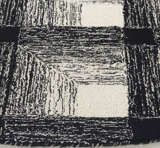 Safavieh Metro MET472H Charcoal / Ivory Area Rug Detail