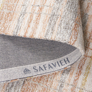 Safavieh Metro MET501P Ivory / Rust Area Rug Fold