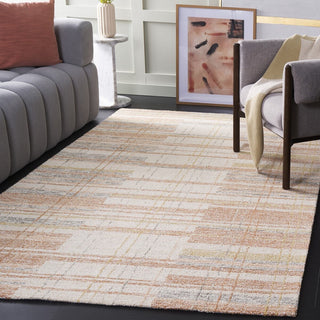 Safavieh Metro MET501P Ivory / Rust Area Rug Room Scene Feature