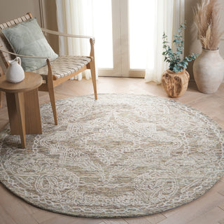 Safavieh Metro MET575J Teal / Ivory Area Rug Room Scene