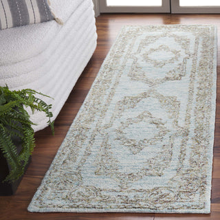 Safavieh Metro MET575L Light Blue / Green Area Rug Room Scene