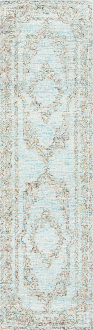 Safavieh Metro MET575L Light Blue / Green Area Rug Runner