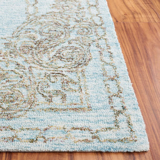 Safavieh Metro MET575L Light Blue / Green Area Rug Detail