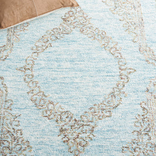 Safavieh Metro MET575L Light Blue / Green Area Rug Detail