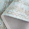 Safavieh Metro MET575L Light Blue / Green Area Rug Fold