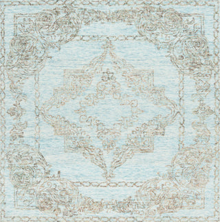 Safavieh Metro MET575L Light Blue / Green Area Rug Square