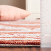 Safavieh Metro MET575P Rust / Ivory Area Rug Detail