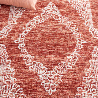 Safavieh Metro MET575P Rust / Ivory Area Rug Detail