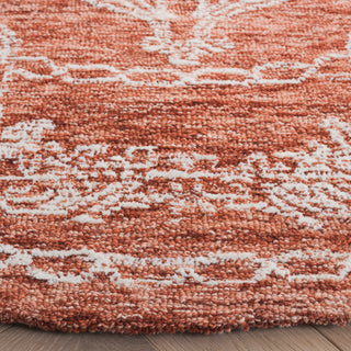 Safavieh Metro MET575P Rust / Ivory Area Rug Detail