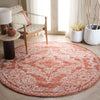 Safavieh Metro MET575P Rust / Ivory Area Rug Room Scene