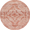 Safavieh Metro MET575P Rust / Ivory Area Rug Round