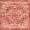 Safavieh Metro MET575P Rust / Ivory Area Rug Square
