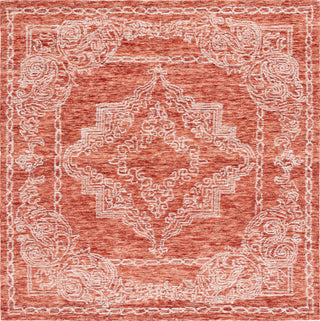 Safavieh Metro MET575P Rust / Ivory Area Rug Square