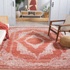 Safavieh Metro MET575P Rust / Ivory Area Rug Room Scene Feature