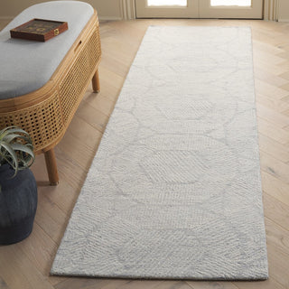 Safavieh Metro MET577F Light Grey Area Rug Room Scene Feature