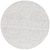 Safavieh Metro MET577F Light Grey Area Rug Round