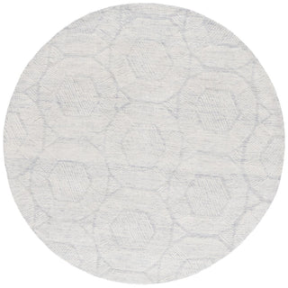 Safavieh Metro MET577F Light Grey Area Rug Round