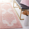 Safavieh Metro MET616U Pink / Ivory Area Rug Room Scene Feature