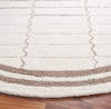 Safavieh Metro MET626A Ivory / Brown Area Rug Detail