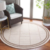 Safavieh Metro MET626A Ivory / Brown Area Rug Room Scene Feature