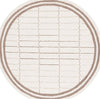 Safavieh Metro MET626A Ivory / Brown Area Rug Round