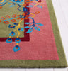 Safavieh Metro MET725Y Green / Pink Area Rug Detail