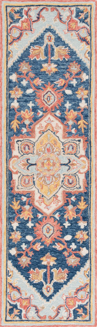Safavieh Metro MET727N Navy / Red Area Rug Runner