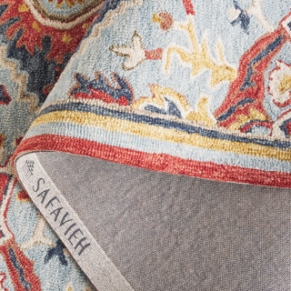 Safavieh Metro MET727N Navy / Red Area Rug Fold