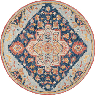 Safavieh Metro MET727N Navy / Red Area Rug Round