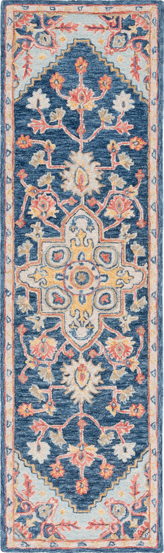 Safavieh Metro MET728N Navy / Beige Area Rug Runner