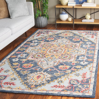 Safavieh Metro MET728N Navy / Beige Area Rug Room Scene