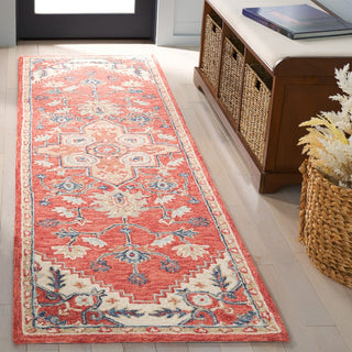 Safavieh Metro MET728Q Red / Beige Area Rug Room Scene Feature