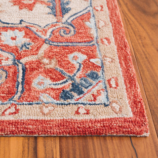 Safavieh Metro MET728Q Red / Beige Area Rug Detail