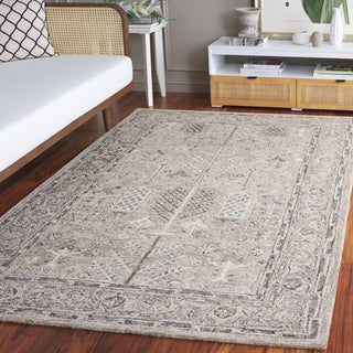 Safavieh Metro MET751F Grey / Ivory Area Rug Room Scene Feature