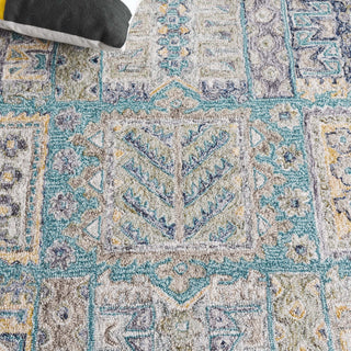 Safavieh Metro MET753J Teal / Blue Area Rug Detail