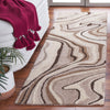 Safavieh Metro MET776T Brown / Ivory Area Rug Room Scene