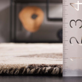 Safavieh Metro MET776T Brown / Ivory Area Rug Detail