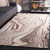 Safavieh Metro MET776T Brown / Ivory Area Rug Room Scene
